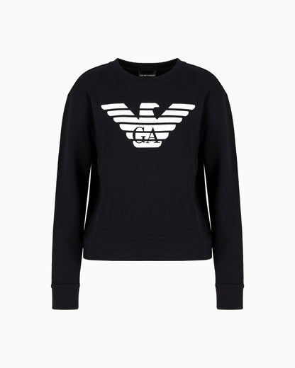 Emporio Armani ASV organic jersey sweatshirt with logo