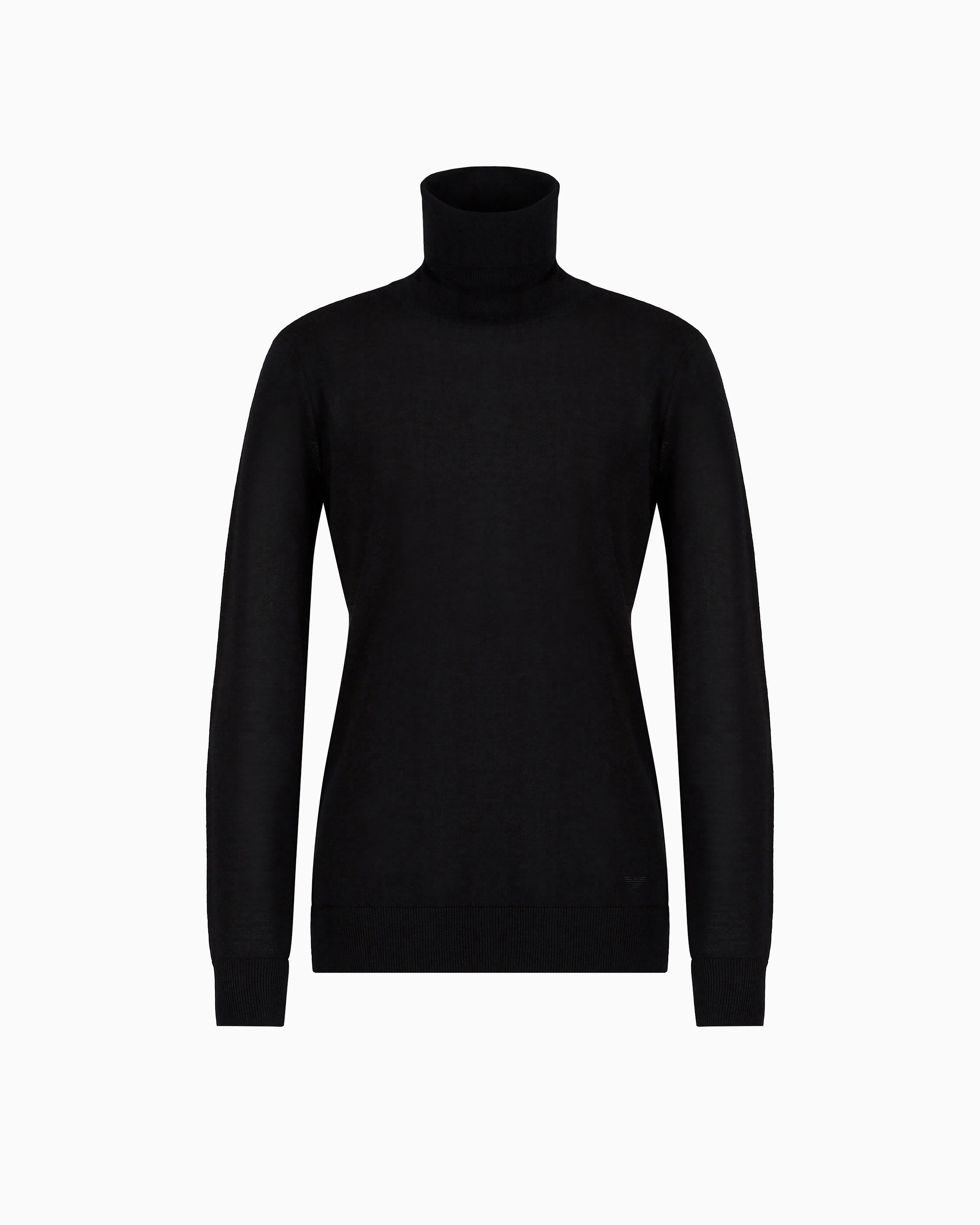 Emporio Armani Pure virgin-wool rollneck