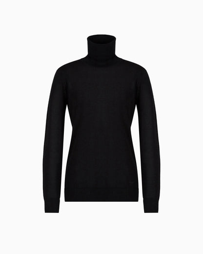 Emporio Armani Pure virgin-wool rollneck