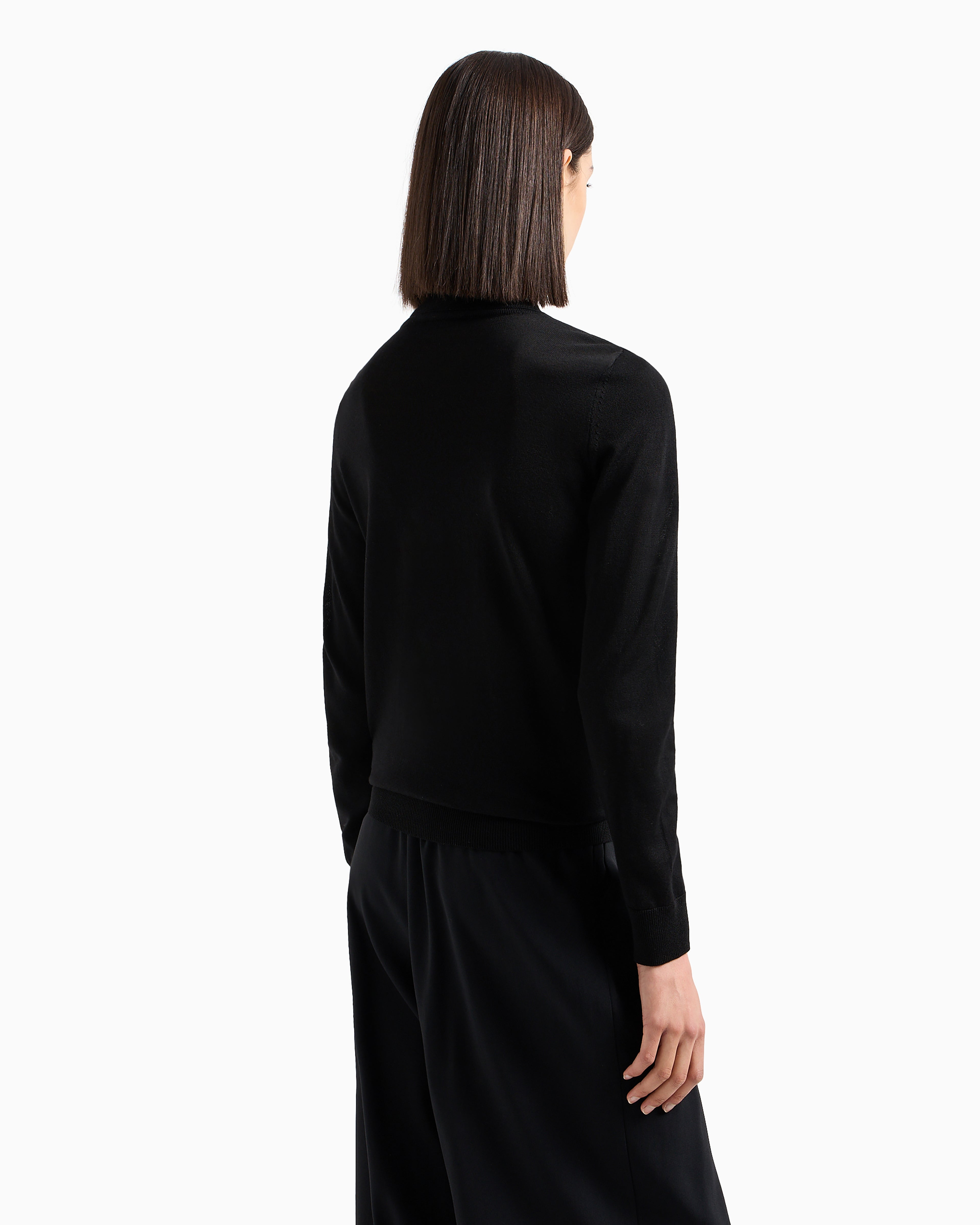 Emporio Armani Pure virgin-wool rollneck