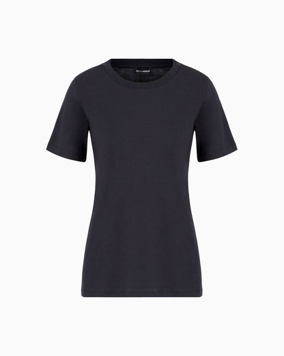 Emporio Armani Jersey t-shirt in Pima cotton with a crew neck Essential