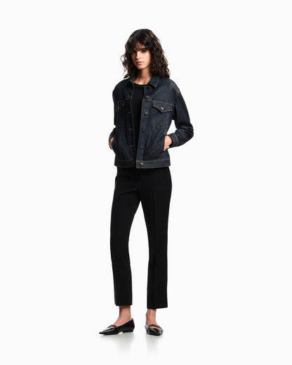 Emporio Armani Jersey t-shirt in Pima cotton with a crew neck Essential