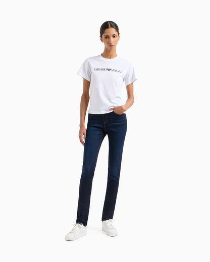 Emporio Armani ASV organic-jersey T-shirt with logo print