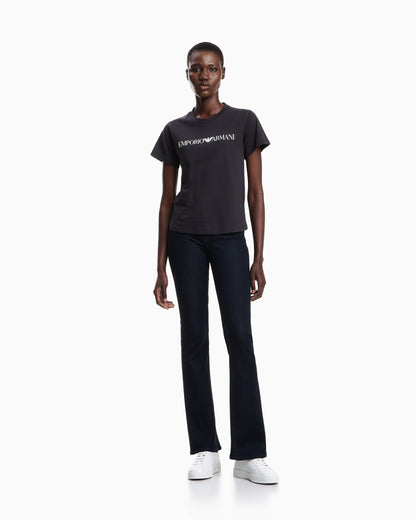 Emporio Armani ASV organic-jersey T-shirt with logo print