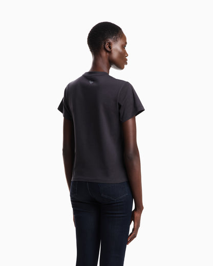 Emporio Armani ASV organic-jersey T-shirt with logo print