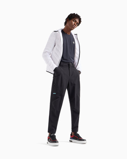 EA7 Premium Shield packable hooded down jacket