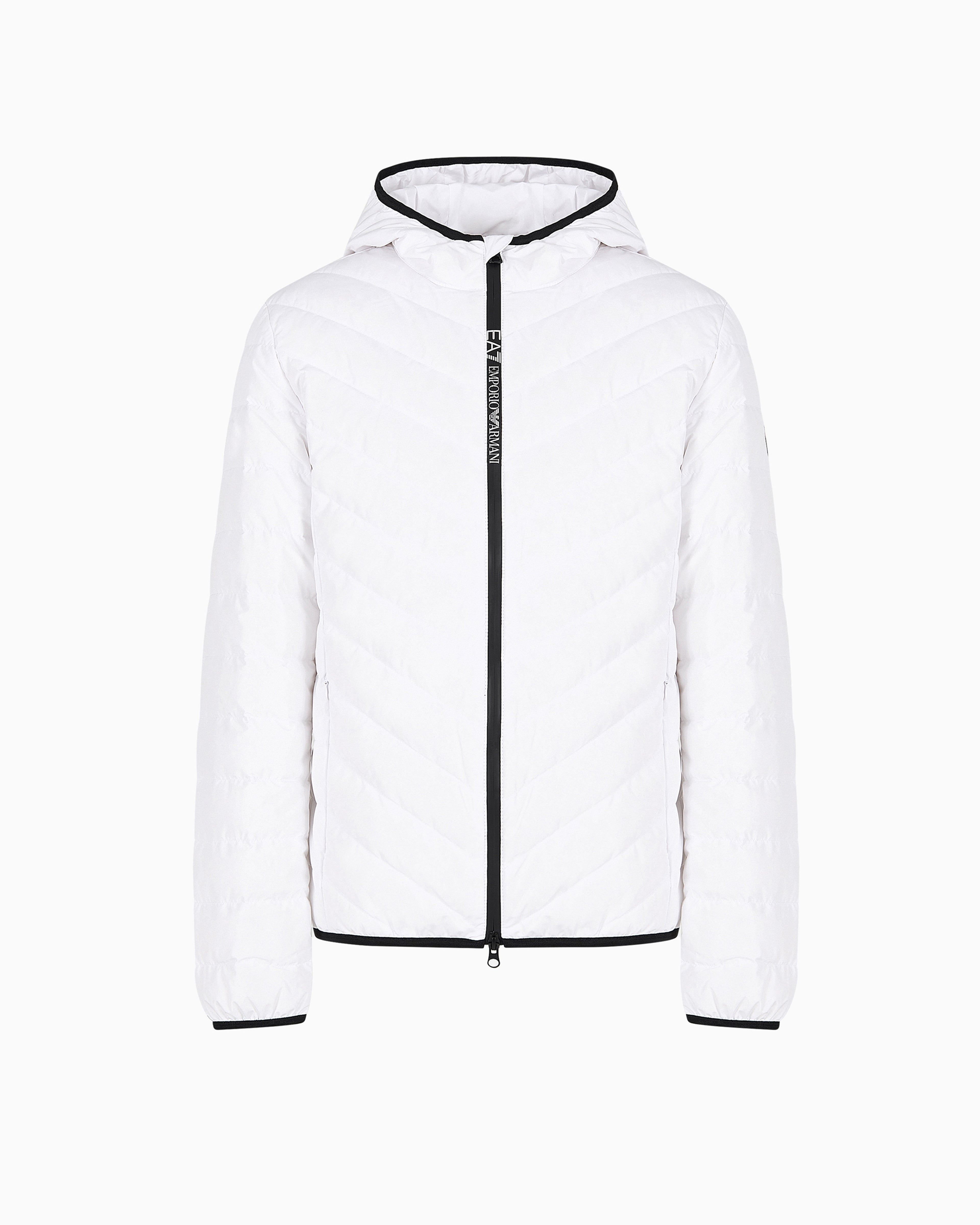 EA7 Premium Shield packable hooded down jacket