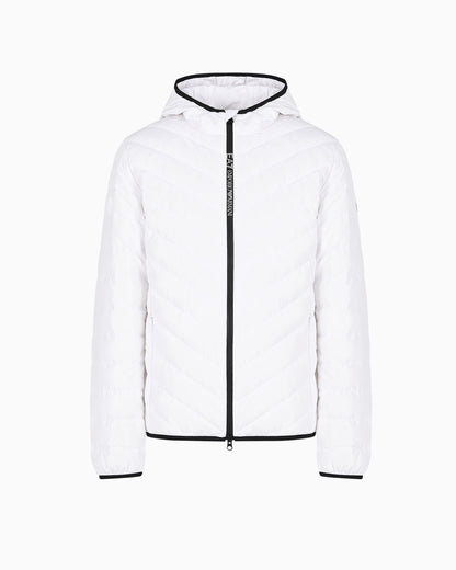EA7 Premium Shield packable hooded down jacket