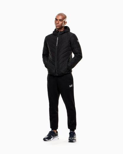 EA7 Premium Shield packable hooded down jacket