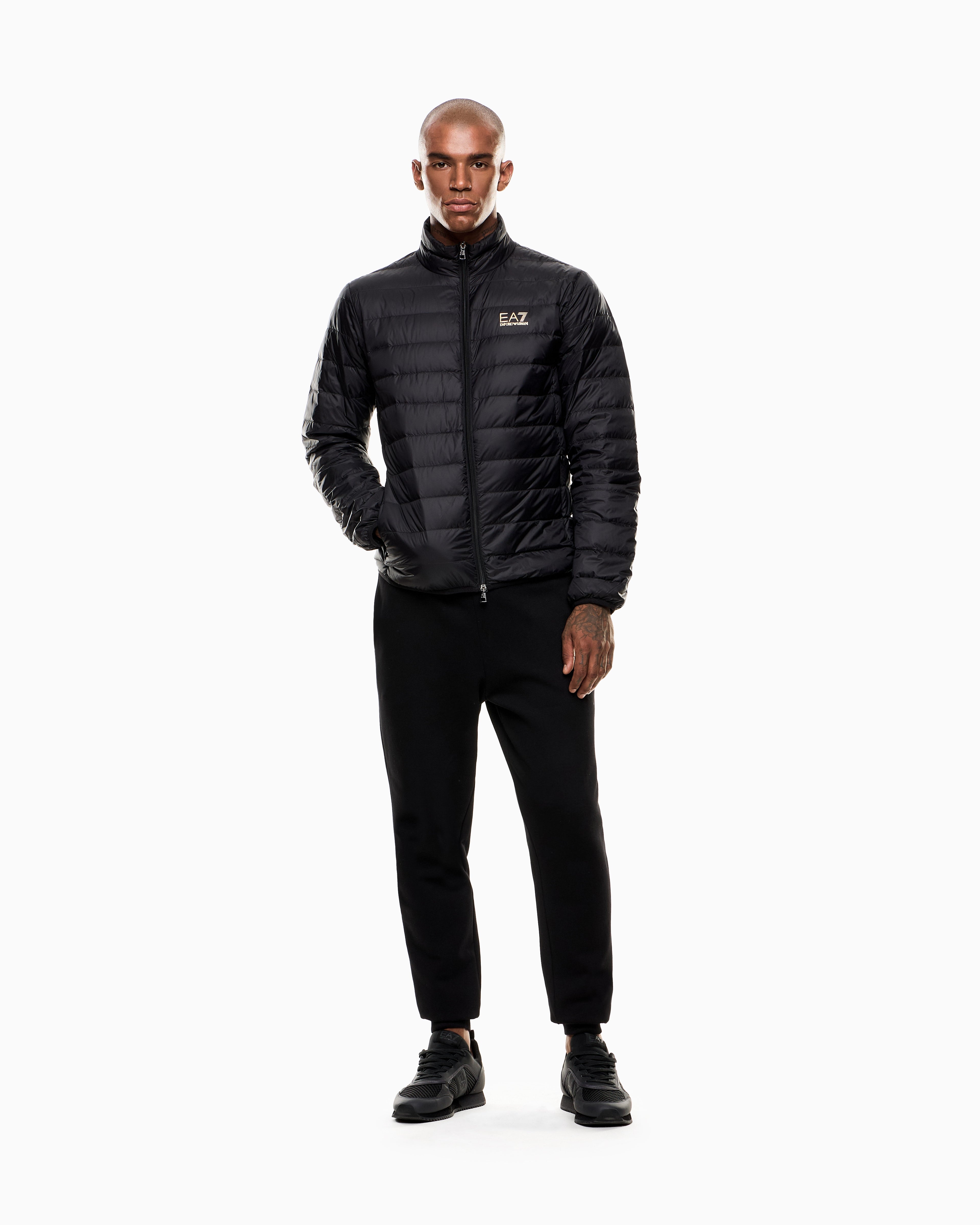EA7 Packable down jacket with front zip Core Identity