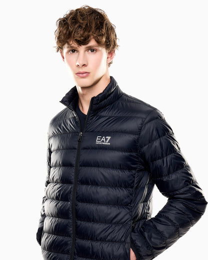 EA7 Packable down jacket with front zip Core Identity