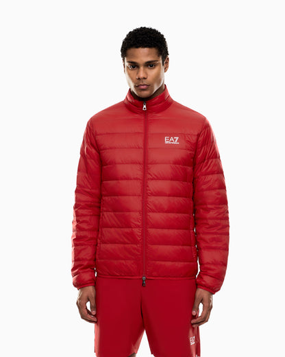 EA7 Packable down jacket with front zip Core Identity