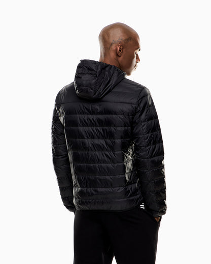 EA7 Core Identity packable down jacket with hood