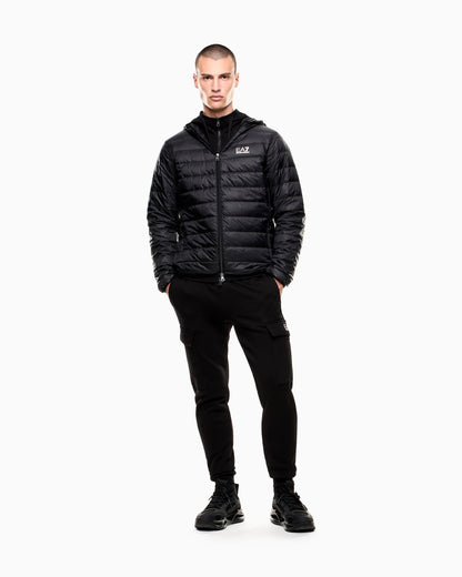 EA7 Insulated down jacket with fixed hood Core Identity