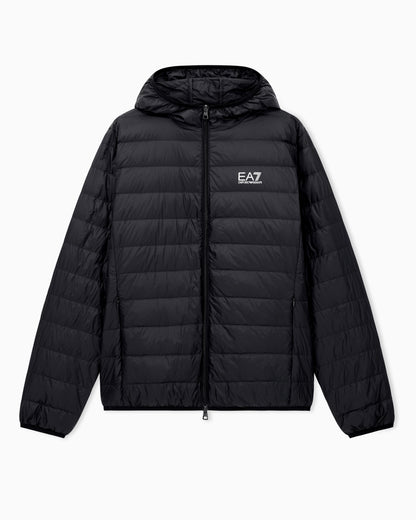 EA7 Insulated down jacket with fixed hood Core Identity