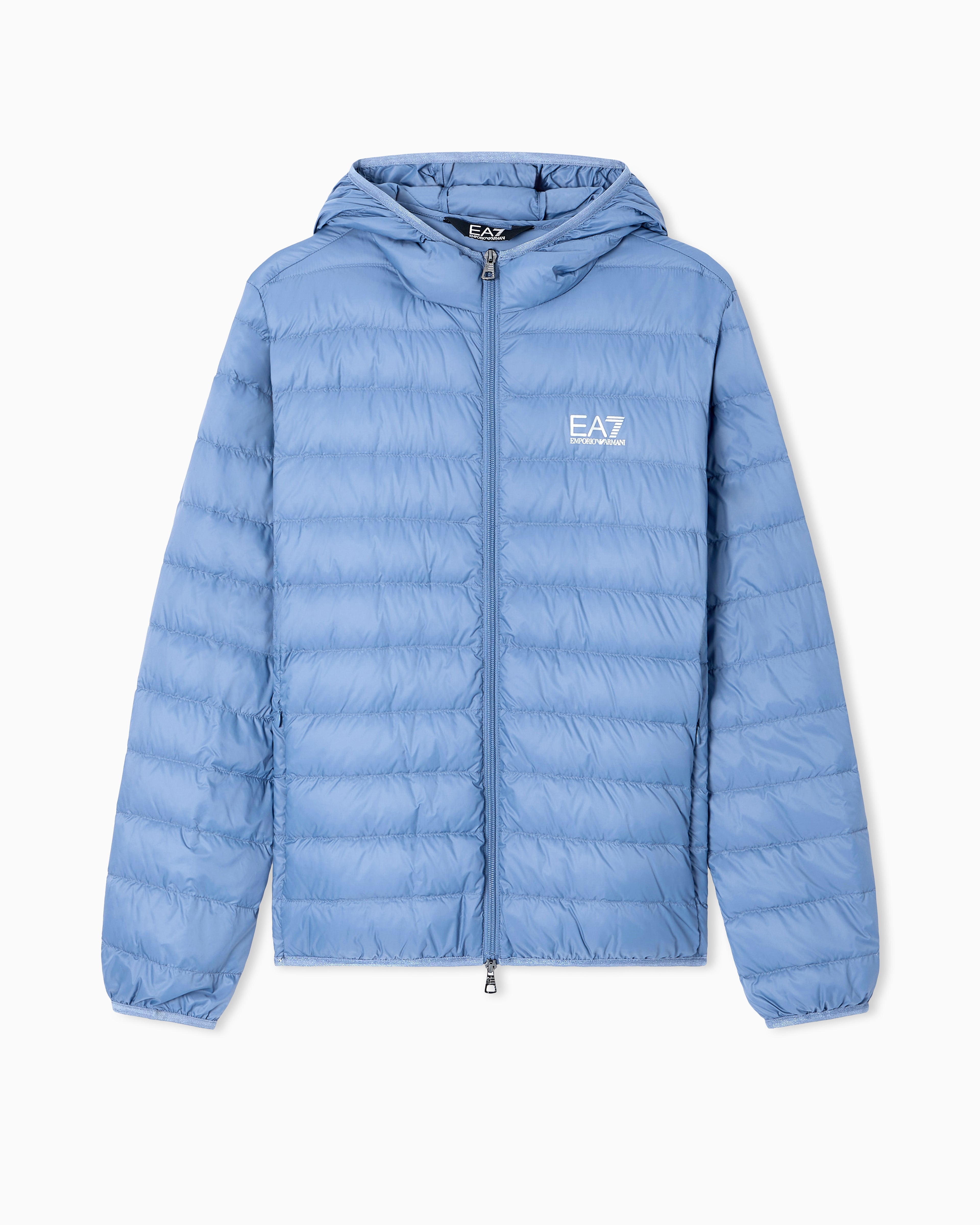 EA7 Insulated down jacket with fixed hood Core Identity