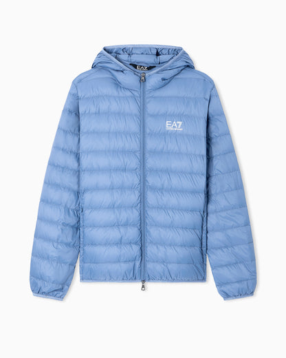 EA7 Insulated down jacket with fixed hood Core Identity