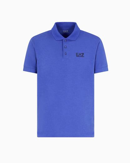 EA7 Core Identity stretch-cotton polo shirt