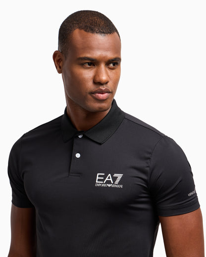 EA7 Tennis Pro polo shirt in VENTUS7 technical fabric
