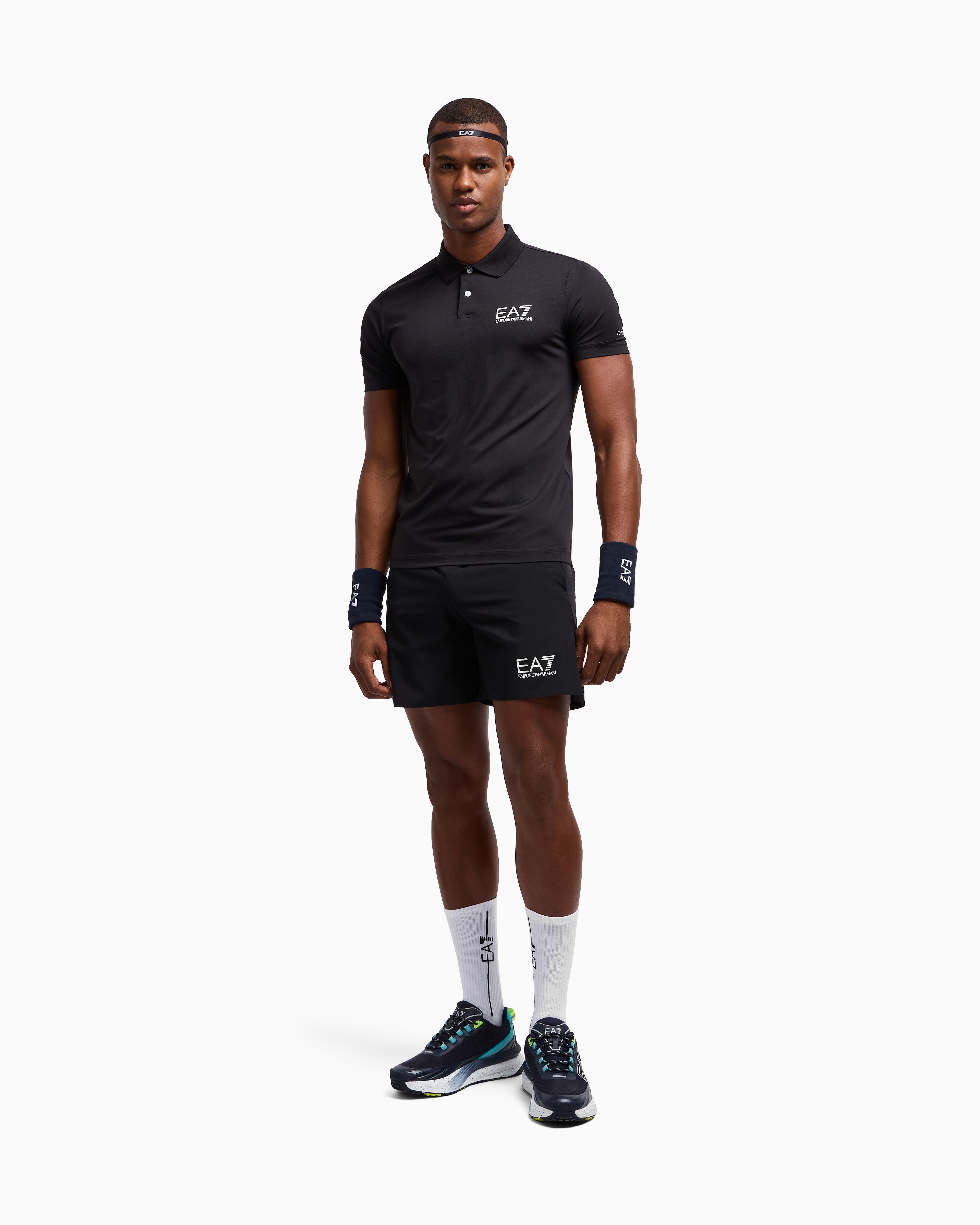 EA7 Tennis Pro polo shirt in VENTUS7 technical fabric