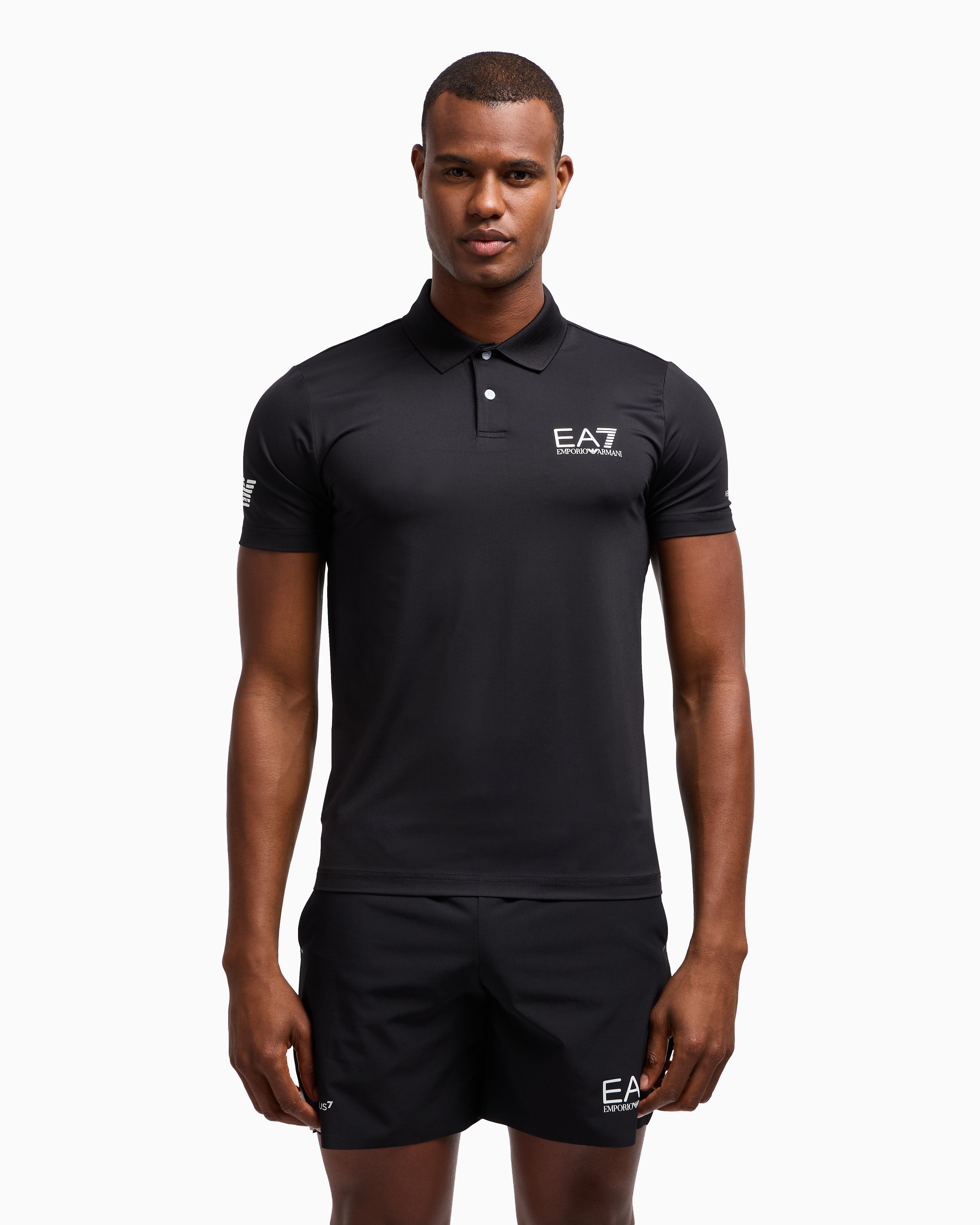 EA7 Tennis Pro polo shirt in VENTUS7 technical fabric