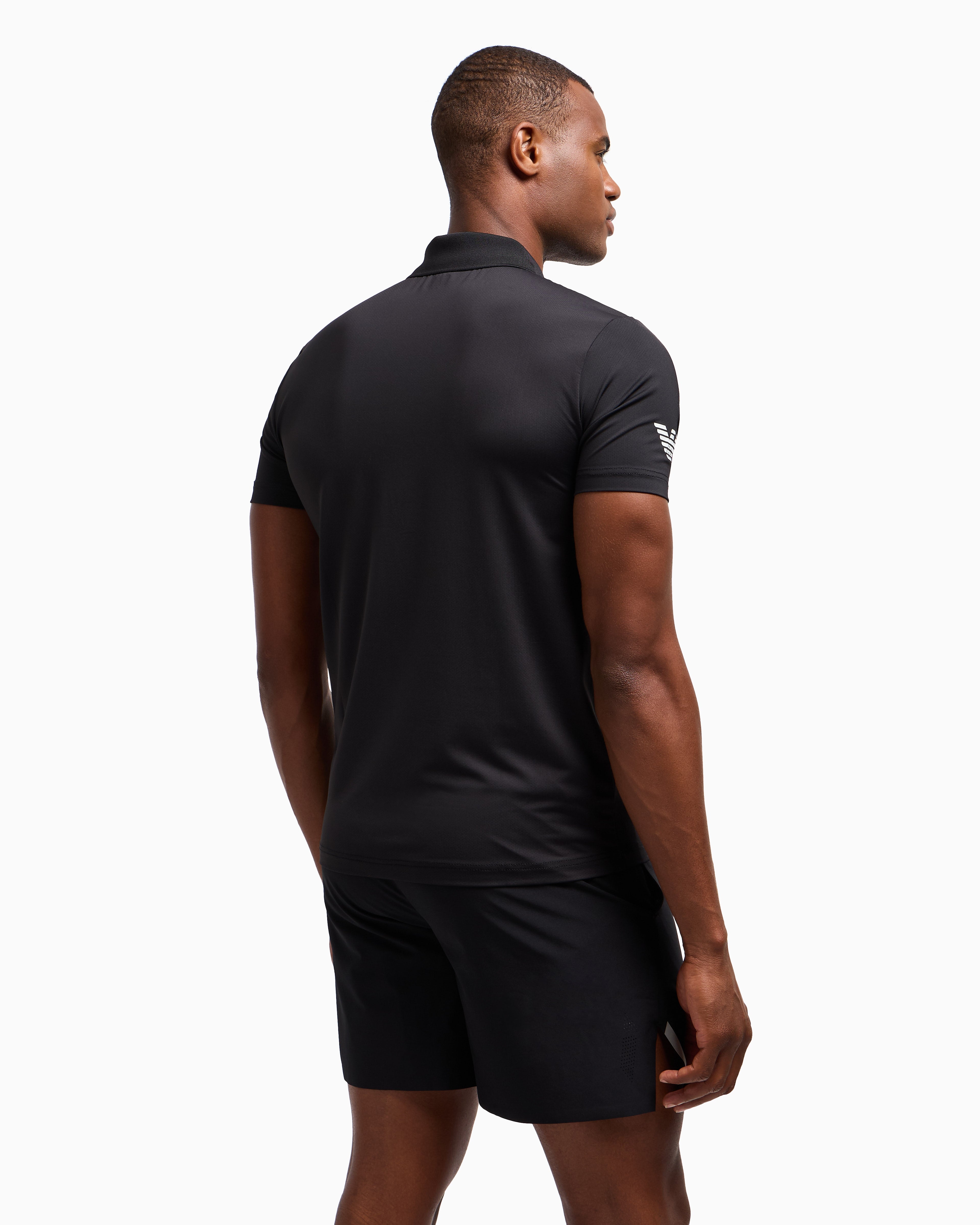 EA7 Tennis Pro polo shirt in VENTUS7 technical fabric