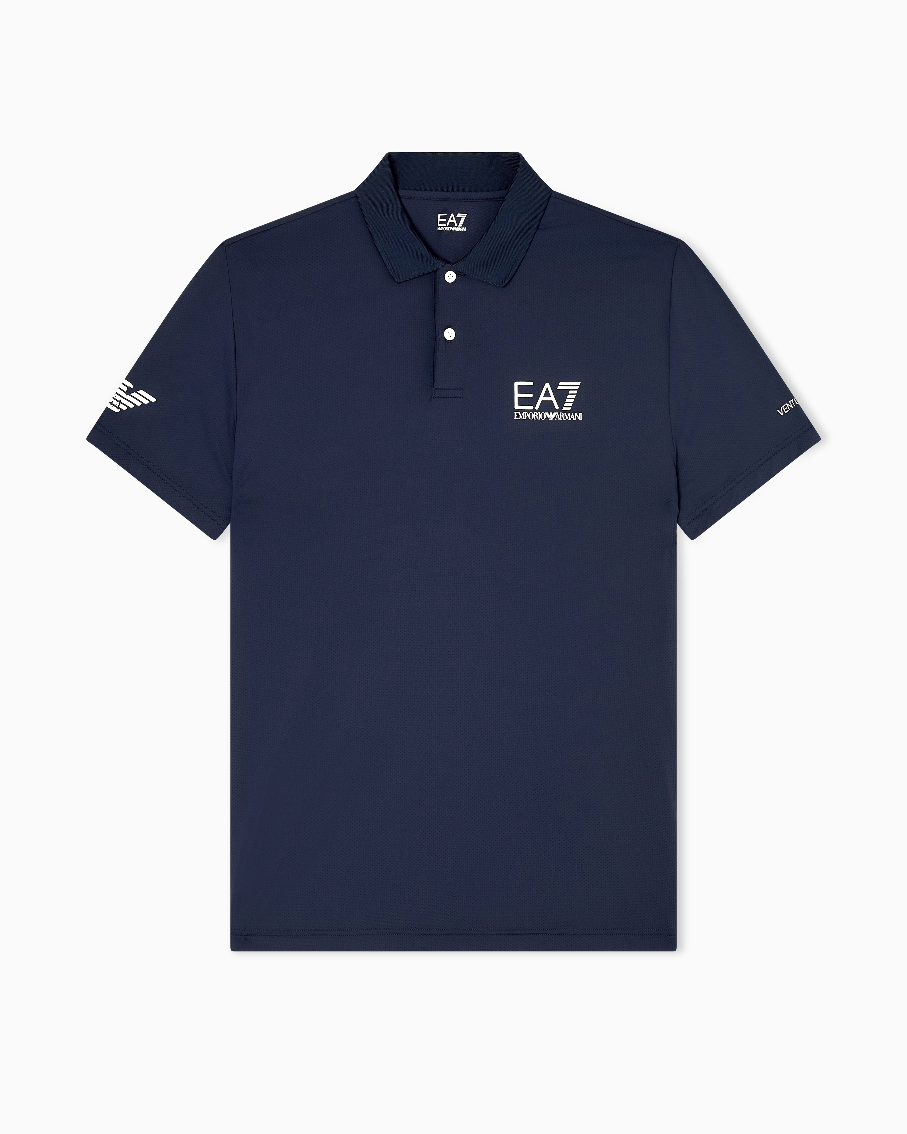EA7 Ventus7 polo in technical fabric Tennis Pro