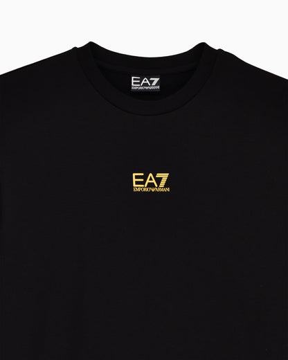 EA7 Long sleeve sweatshirt in cotton with logo Core Identity