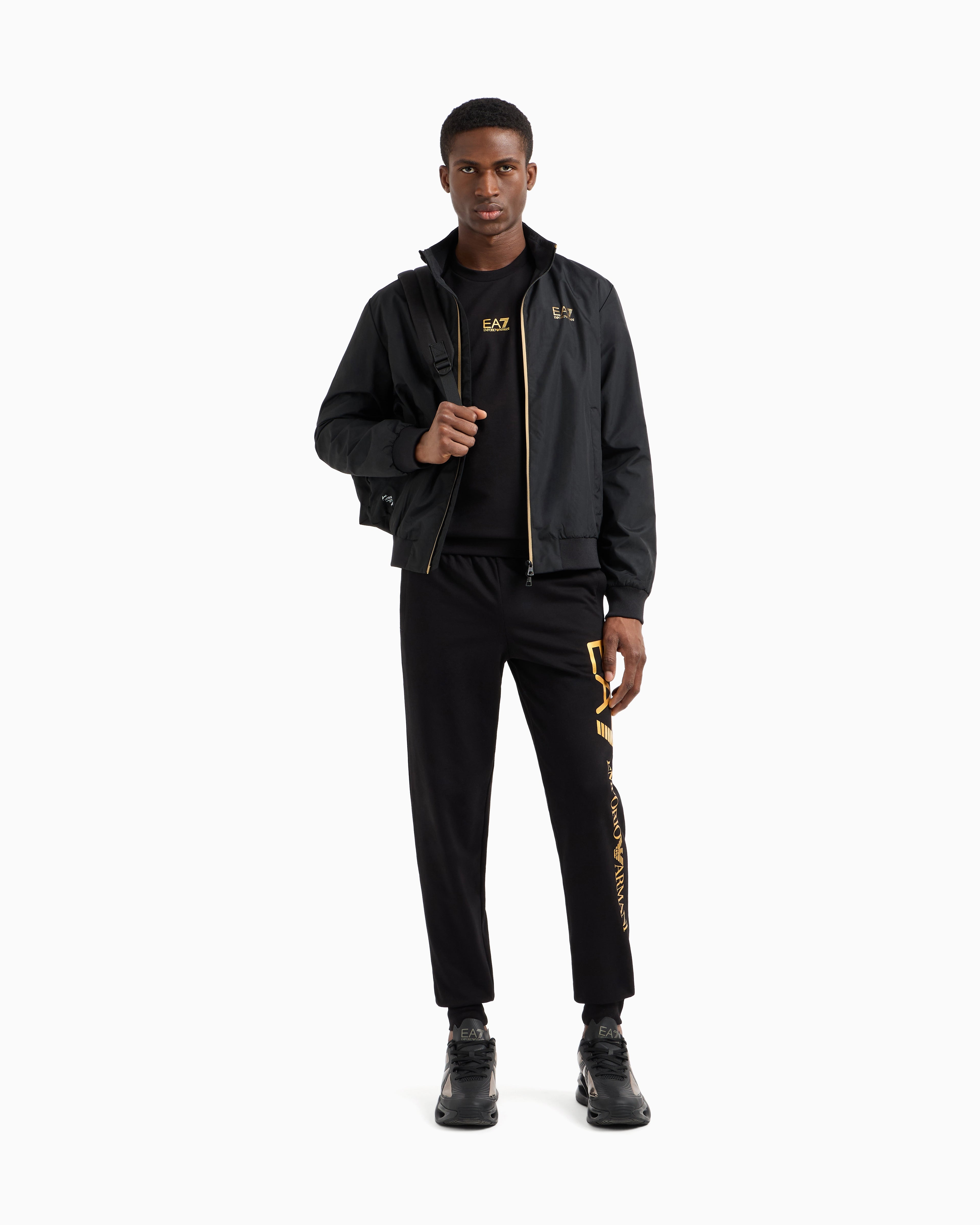 EA7 Core Identity cotton crew-neck sweatshirt