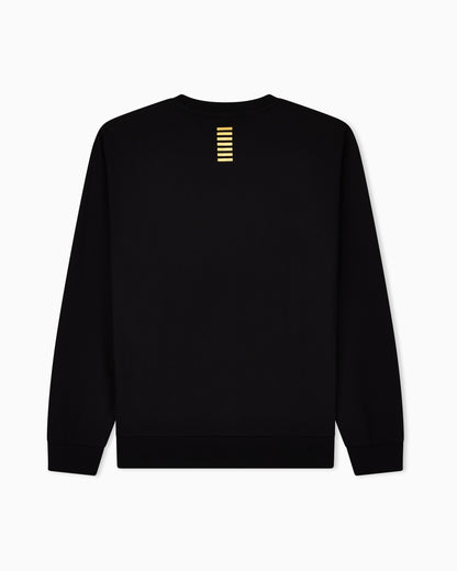 EA7 Long sleeve sweatshirt in cotton with logo Core Identity
