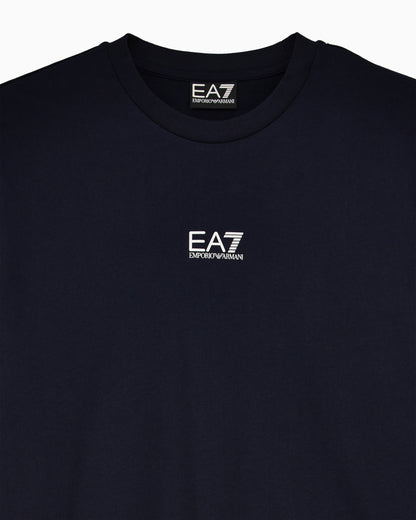 EA7 Long sleeve sweatshirt in cotton with logo Core Identity