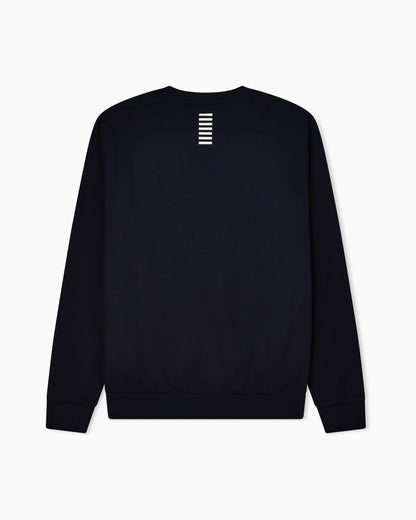 EA7 Long sleeve sweatshirt in cotton with logo Core Identity