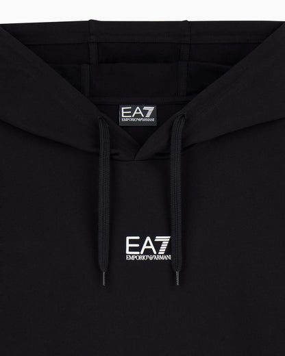 EA7 Cotton pullover hooded sweatshirt from Core Identity