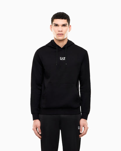 EA7 Cotton pullover hooded sweatshirt from Core Identity