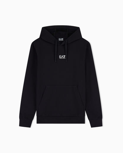 EA7 Cotton pullover hooded sweatshirt from Core Identity