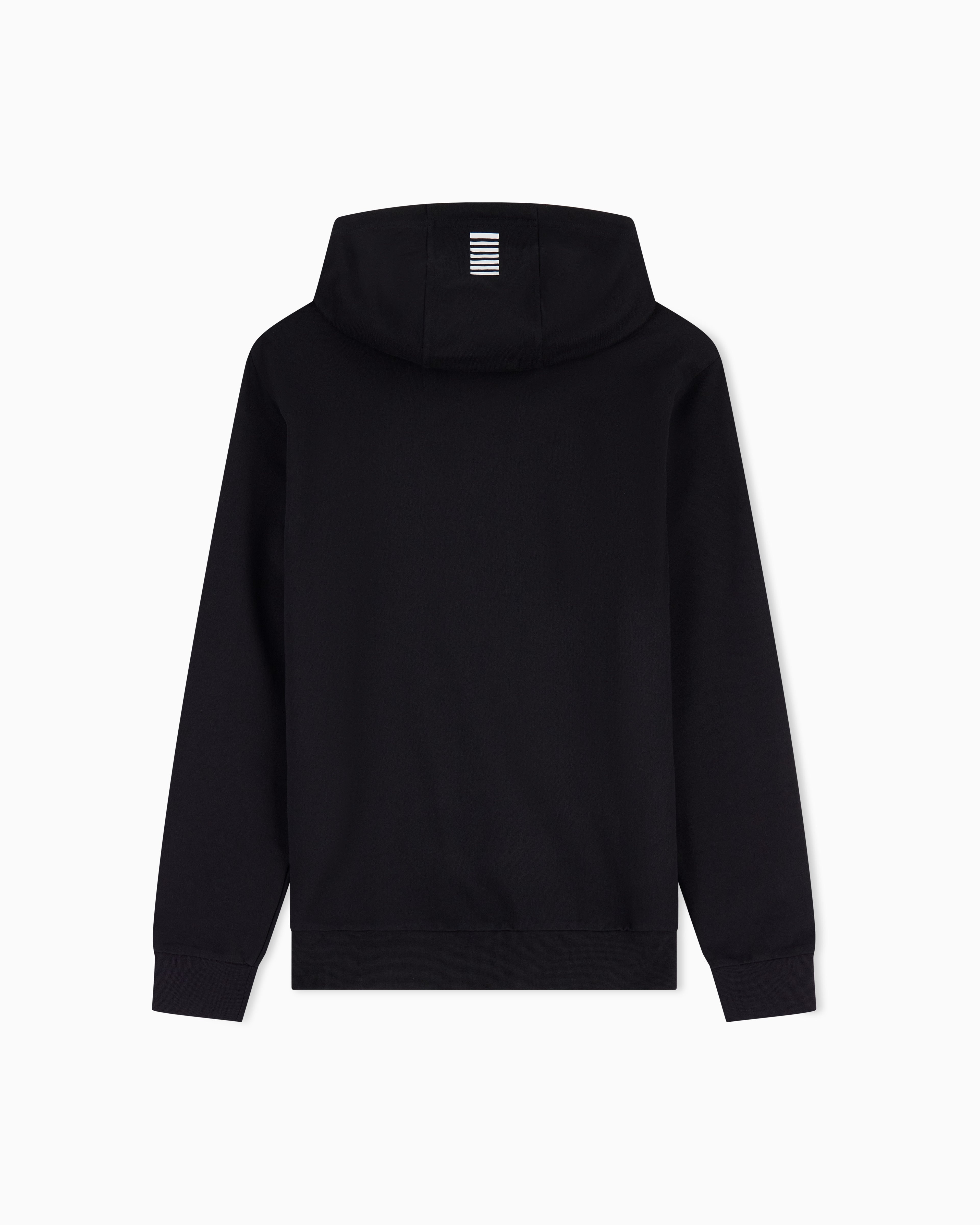 EA7 Cotton pullover hooded sweatshirt from Core Identity
