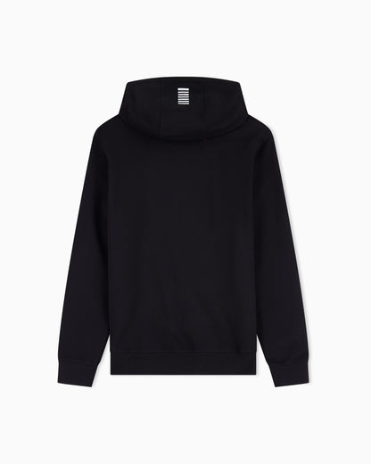 EA7 Cotton pullover hooded sweatshirt from Core Identity