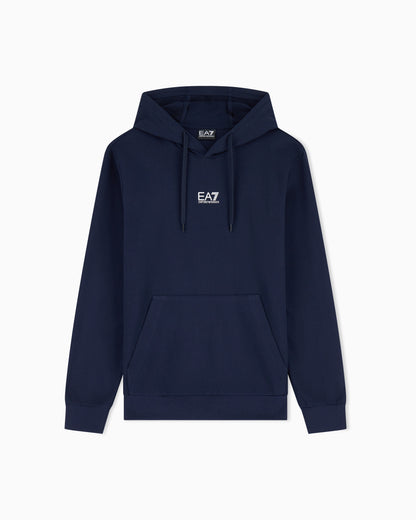 EA7 Cotton pullover hooded sweatshirt from Core Identity