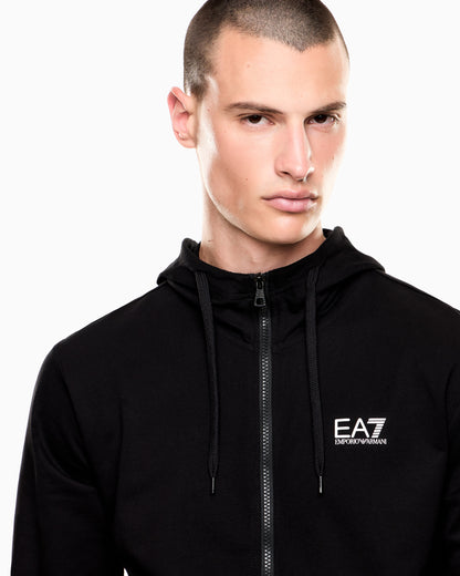 EA7 Fleece sweatshirt Core Identity in cotton with a chest logo