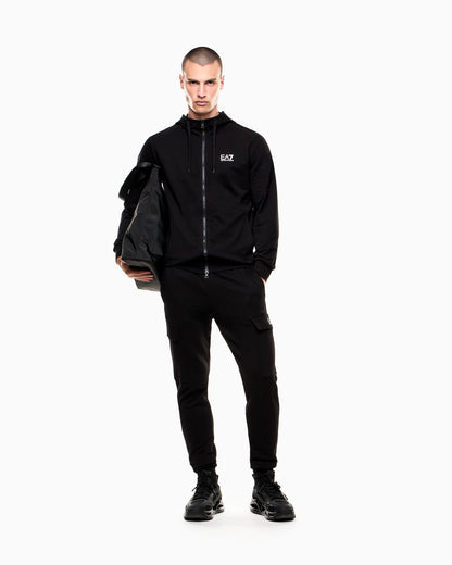 EA7 Fleece sweatshirt Core Identity in cotton with a chest logo