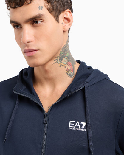 EA7 Core Identity cotton crew-neck sweatshirt