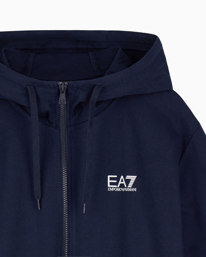 EA7 Fleece sweatshirt Core Identity in cotton with a chest logo