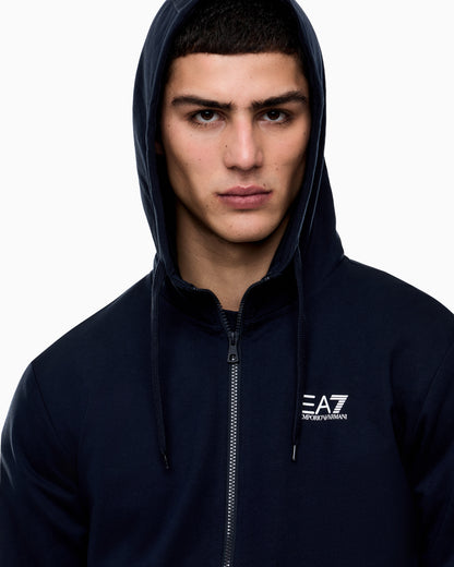 EA7 Fleece sweatshirt Core Identity in cotton with a chest logo