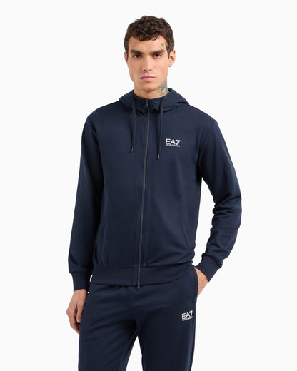 EA7 Core Identity cotton crew-neck sweatshirt