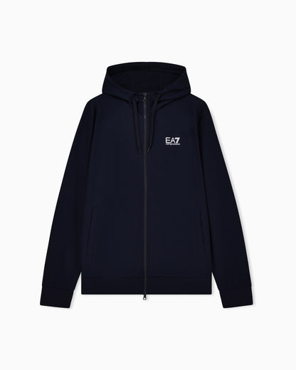 EA7 Fleece sweatshirt Core Identity in cotton with a chest logo