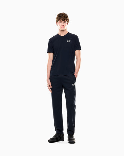 EA7 Stretch trousers in soft cotton with slim fit Core Identity