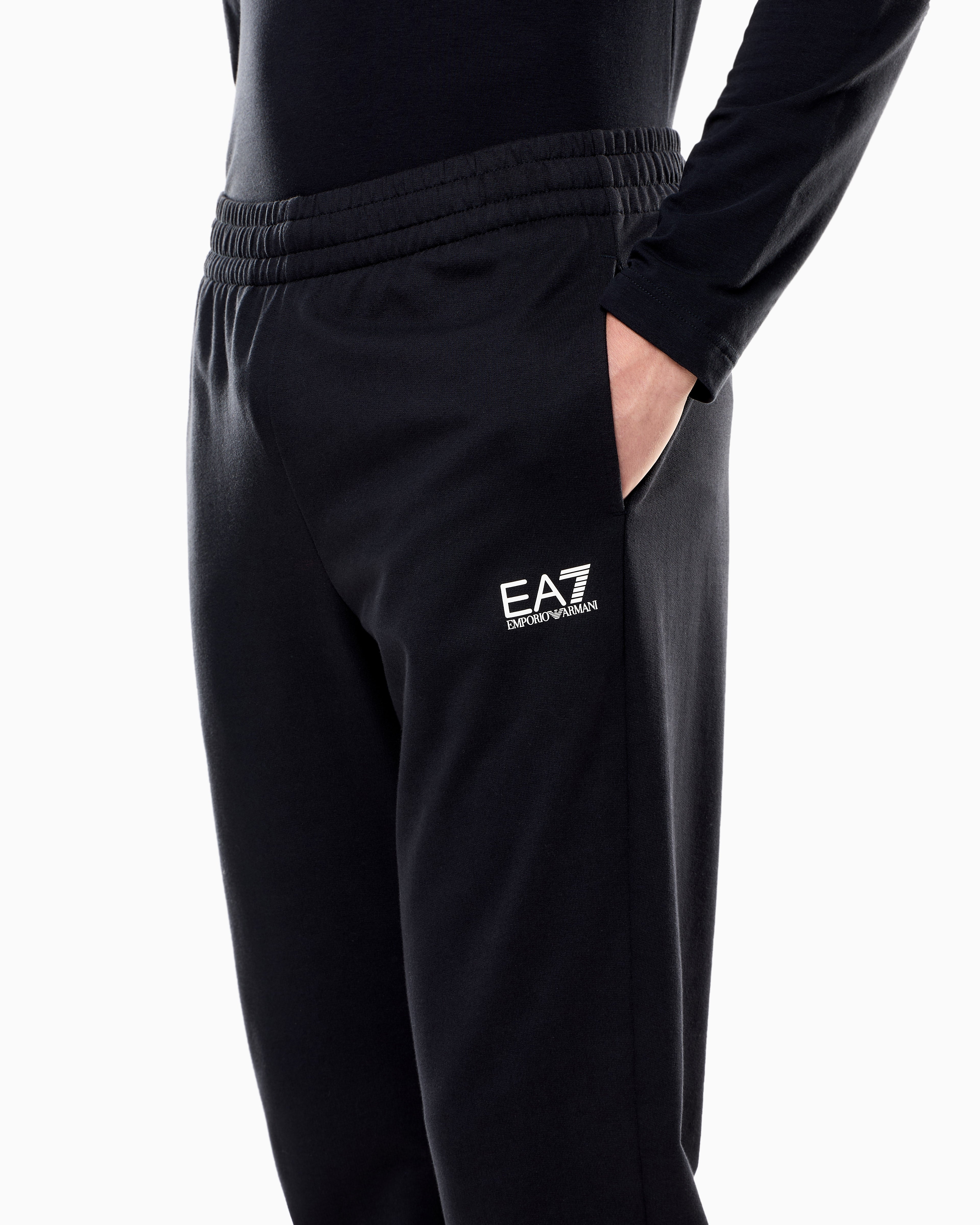 EA7 Core Identity cotton jogger pants