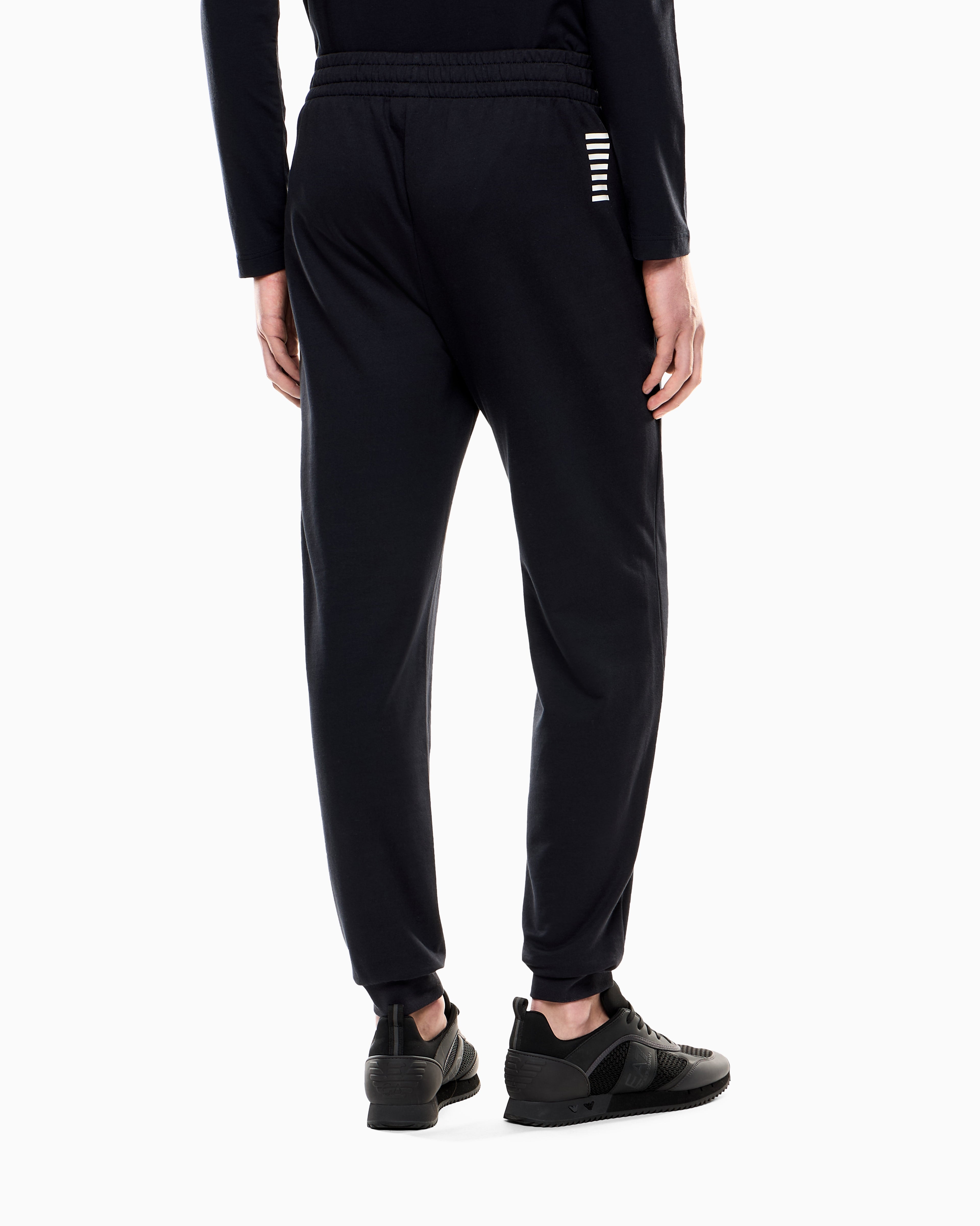 EA7 Core Identity cotton jogger pants