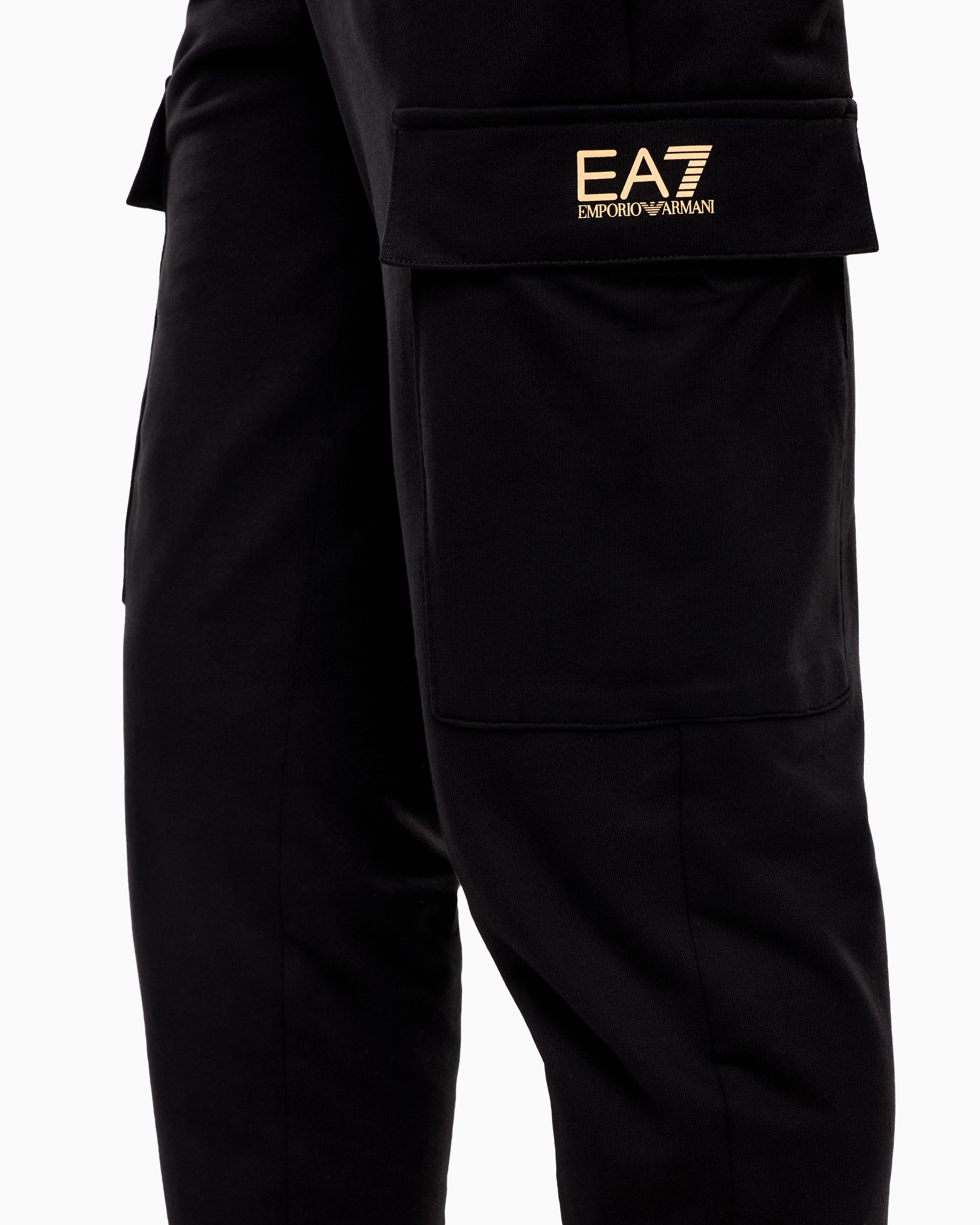 EA7 Core Identity cotton cargo trousers