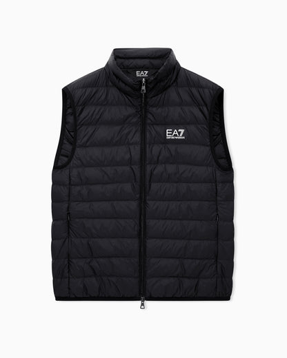 EA7 Packable gilet with zip and down padding Core Identity
